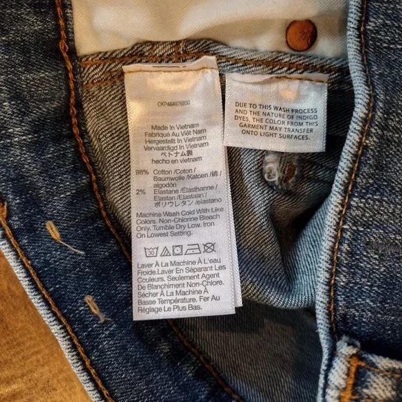 MADEWELL 10" High-Rise Skinny Jean, dark wash, 28 - Picture 14 of 14